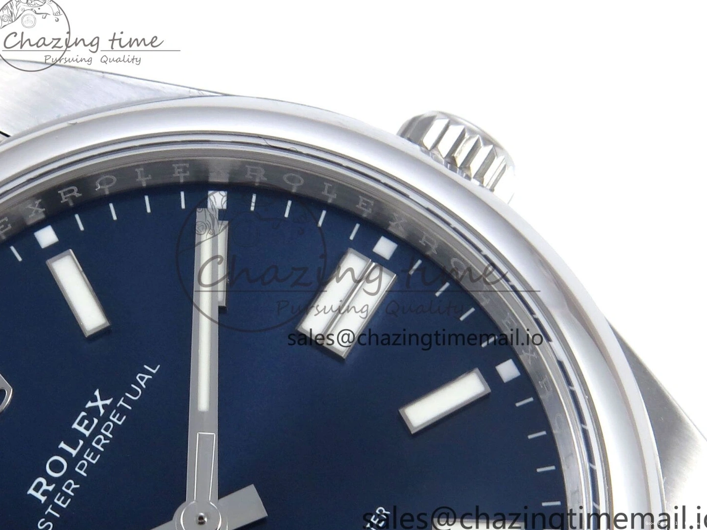 Best AAA Replica Sites 41mm 766 Edition Dial Best A 904L Oyster EWEF Perpetual 124300 Steel Unisex Blue 1230